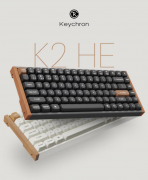 Keychron 海外推出 K2 HE 三模机械键盘：霍尔磁轴、可调触发键程，130 美元